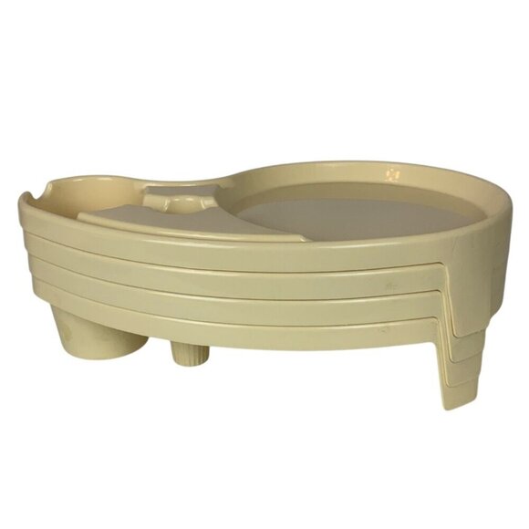 Debbie Meyers Buffet Genius 4 Party Trays Plate Cup Utensil Holders Stackable - Picture 4 of 10